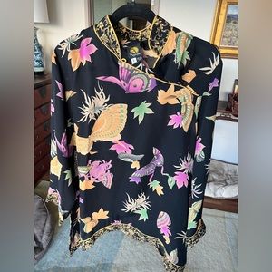 Anne Namba 100% Silk Tunic Top